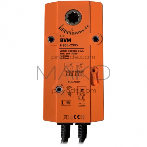 Электропривод NS05-230S для противопожарных клапанов